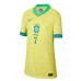 Camisa de time de futebol Brasil Vinicius Junior #7 Replicas 1º Equipamento Feminina Copa America 2024 Manga Curta